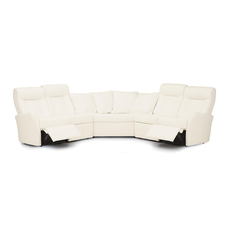 Palliser Yellowstone II Reclining Leather 5 pc Sectional 42211-47/42211-30/42211-09/42211-30/42211-46-TULSAII-BISQUE IMAGE 1