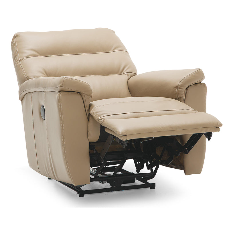 Palliser Algonquin Power Leather Recliner with Wall Recline 43004-31-BROADWAY-KHAKI IMAGE 2