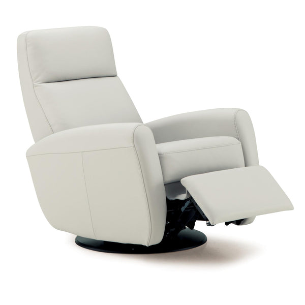 Palliser Buena Vista Power Swivel Glider Leather Recliner 42207-38-VENICE-STEEL IMAGE 1