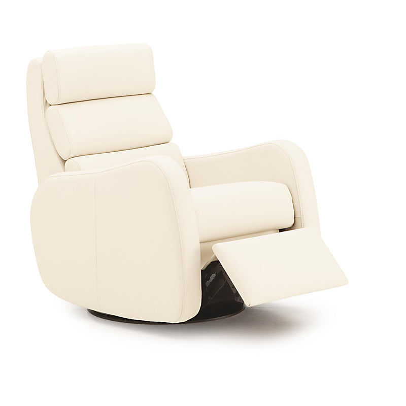 Palliser Central Park II Rocker Leather Recliner 42216-32-BROADWAY-ALABASTER IMAGE 1