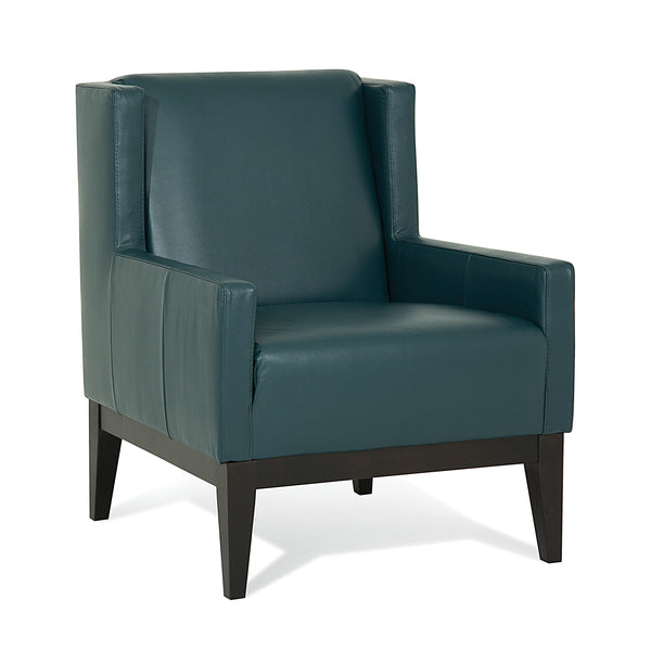 Palliser Helio Stationary Leather Chair 77020-02-DAZZLE-PEACOCK IMAGE 1