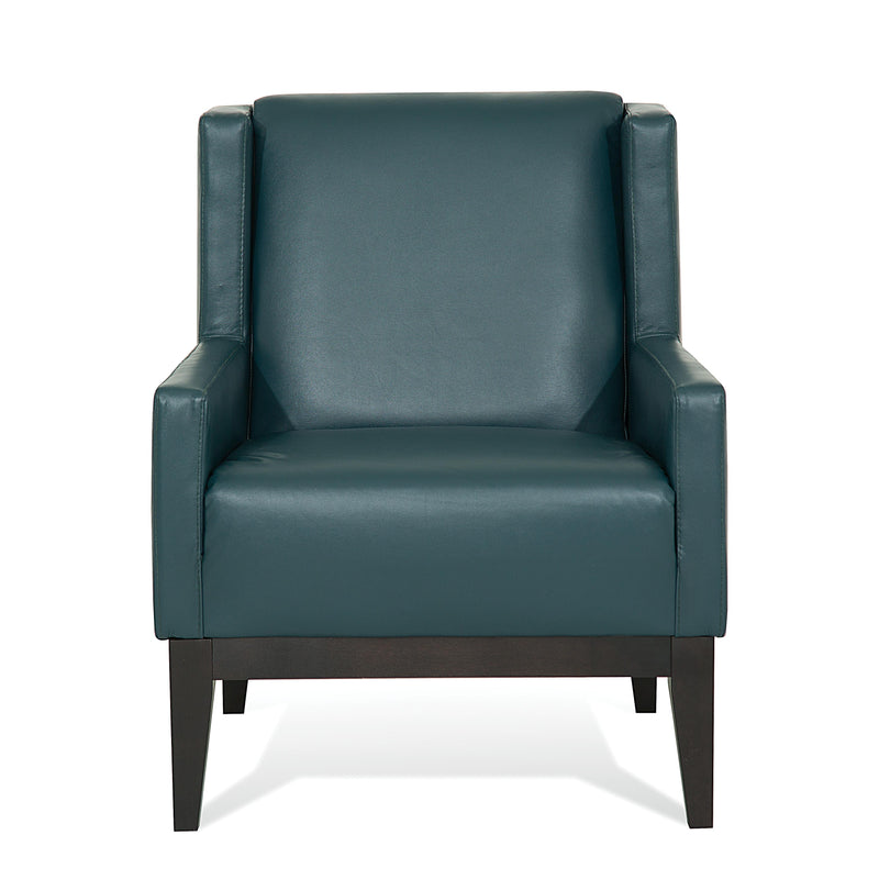 Palliser Helio Stationary Leather Chair 77020-02-DAZZLE-PEACOCK IMAGE 2