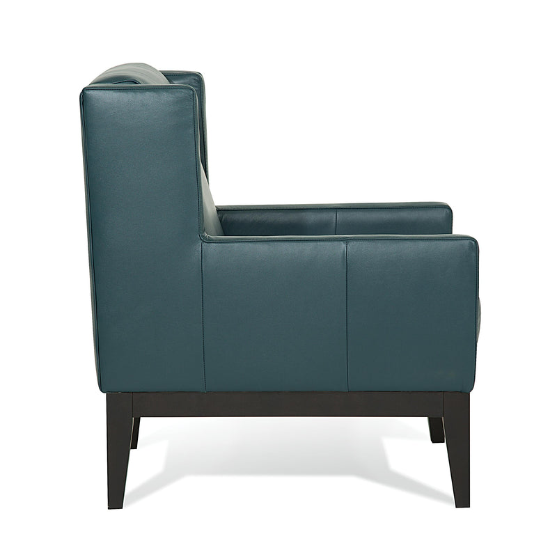 Palliser Helio Stationary Leather Chair 77020-02-DAZZLE-PEACOCK IMAGE 3