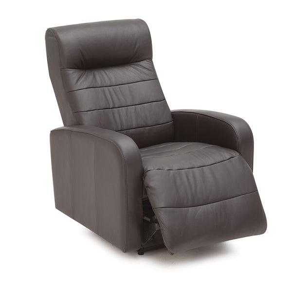 Palliser Riding Mountain II Power Leather Recliner with Wall Recline 43214-31-BROADWAY-JAVA IMAGE 1