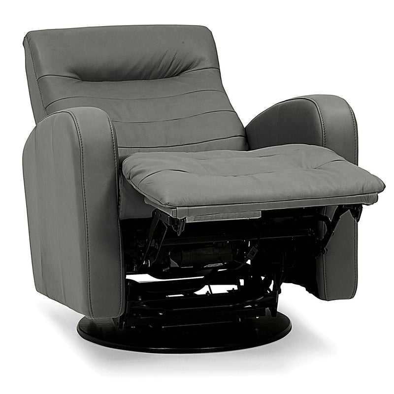 Palliser Riding Mountain II Power Swivel Glider Leather Recliner 43214-38-HUSH-GREY IMAGE 7