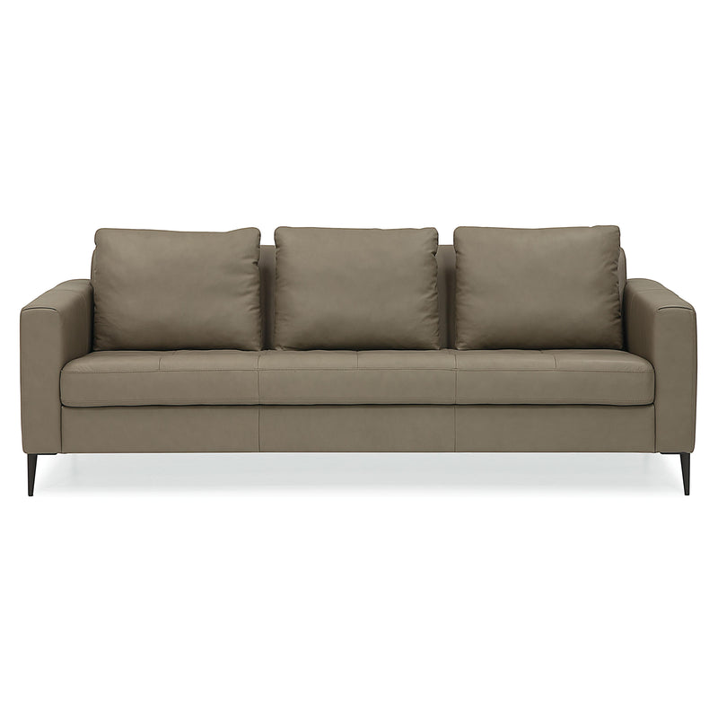 Palliser Sherbrook Stationary Leather Sofa 77407-01-MYSTIC-WILLOW IMAGE 2