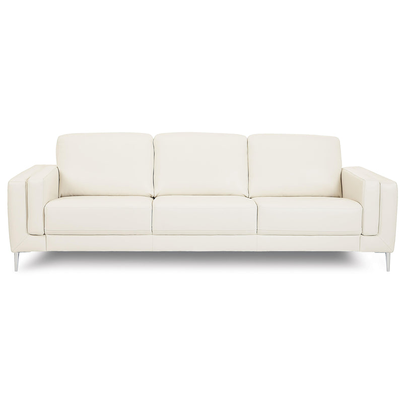 Palliser Zuri Stationary Leather Sofa 77631-01-VENICE-BISQUIT IMAGE 2