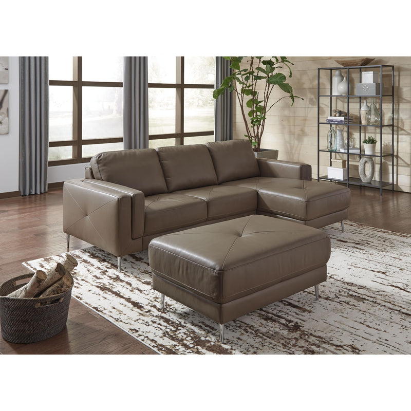 Palliser Zuri Leather 2 pc Sectional 77631-07/77631-15-MYSTIC-AMBER IMAGE 1