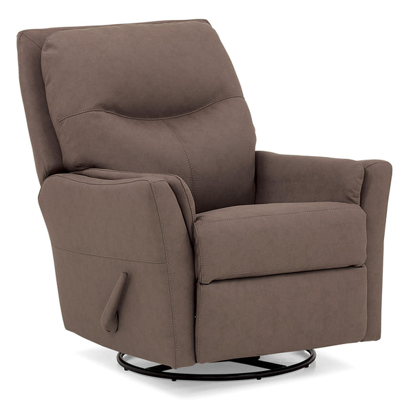 Palliser Coronado Swivel Rocker Polyurethane Recliner 43001-33-DAX-TAUPE IMAGE 1