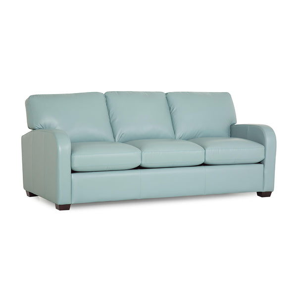 Palliser Westside Leather Queen Sofabed 77307-22-DAZZLE-ICE IMAGE 1