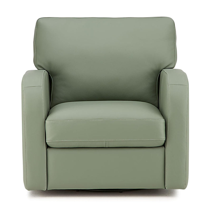 Palliser Westside Swivel Leather Chair 77307-33-TULSAII-HONEYDEW IMAGE 2