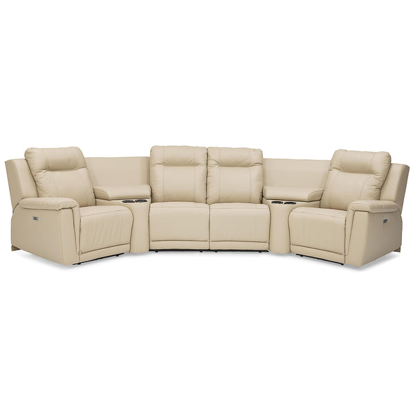 Palliser Riley Power Reclining Leather 6 pc Sectional 41055-67/41055-W1/41055-10/41055-10/41055-W1/41055-66-VENICE-TAWNY IMAGE 1