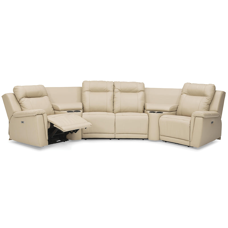 Palliser Riley Power Reclining Leather 6 pc Sectional 41055-67/41055-W1/41055-10/41055-10/41055-W1/41055-66-VENICE-TAWNY IMAGE 5