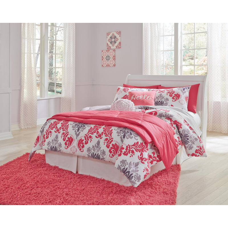 Signature Design by Ashley Anarasia B129 Full Sleigh Headboard & Frame IMAGE 1