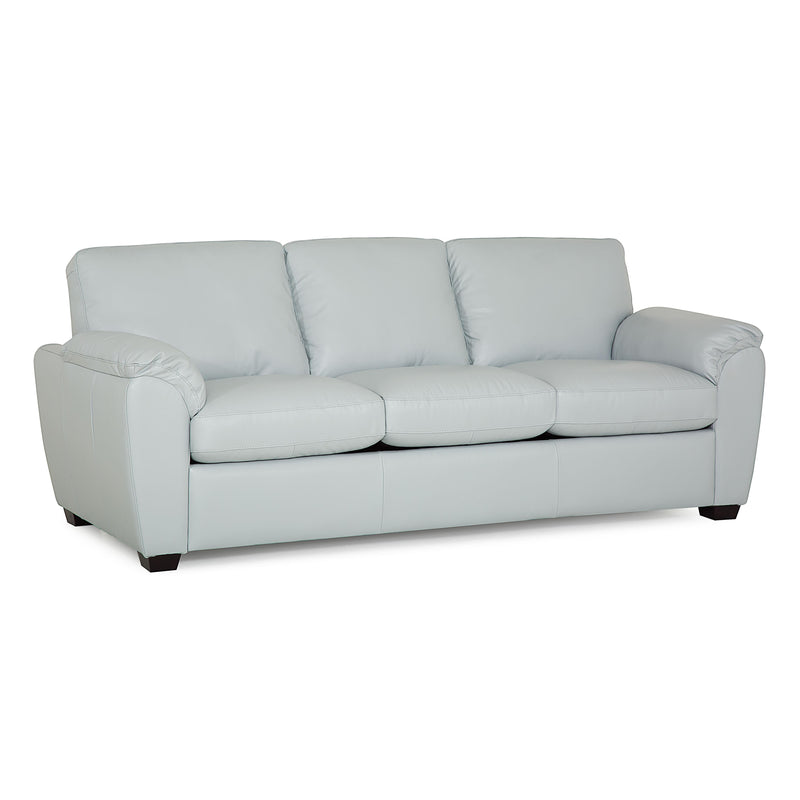 Palliser Lanza Leather Queen Sofabed 77347-22-DAZZLE-SKY IMAGE 1