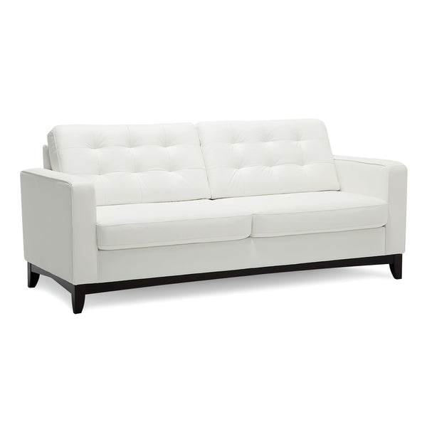 Palliser Europa IV Stationary Leather Sofa 77385-01-TULSAII-CHALK IMAGE 1