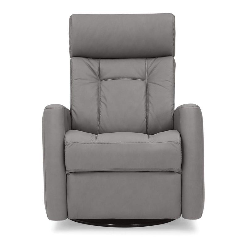 Palliser West Coast II Power Swivel Glider Leather Recliner 42204-38-MYSTIC-IRON IMAGE 2