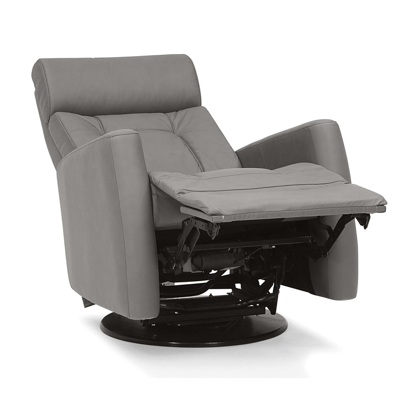 Palliser West Coast II Power Swivel Glider Leather Recliner 42204-38-MYSTIC-IRON IMAGE 3