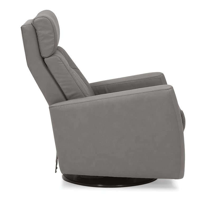 Palliser West Coast II Power Swivel Glider Leather Recliner 42204-38-MYSTIC-IRON IMAGE 4