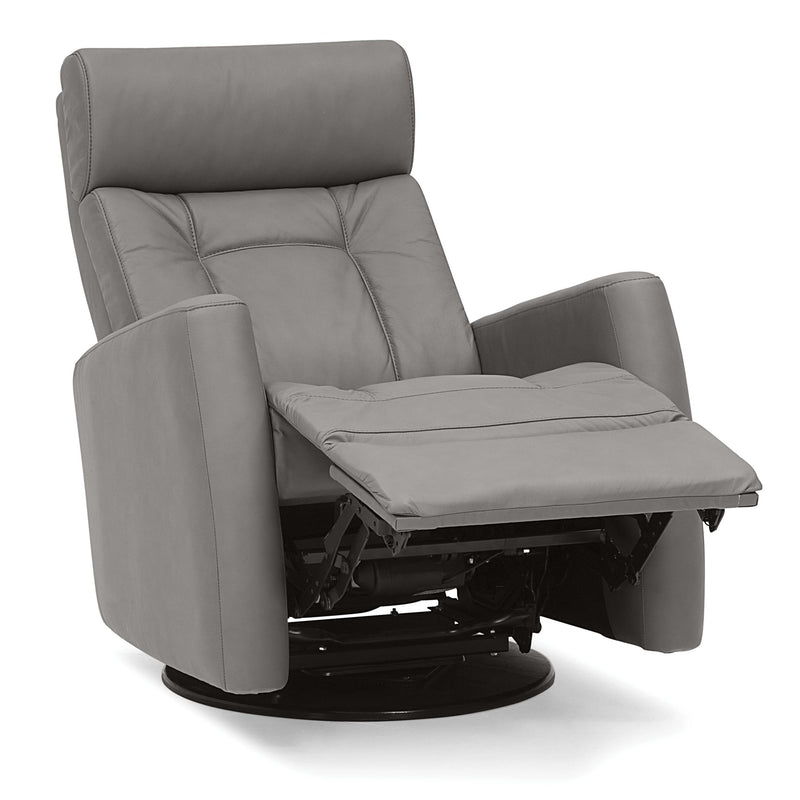 Palliser West Coast II Power Swivel Glider Leather Recliner 42204-38-MYSTIC-IRON IMAGE 6