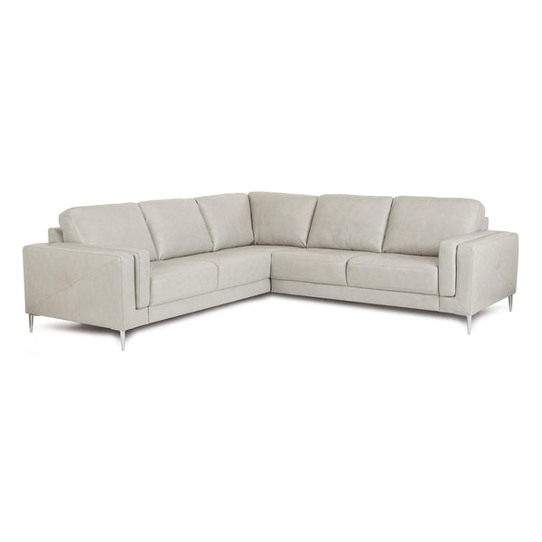 Palliser Zuri Leather 2 pc Sectional 77631-08/77631-39-CARNIVAL-HAZE IMAGE 1