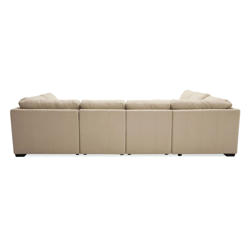 Palliser Colebrook Fabric 5 pc Sectional 77267-07/77267-11/77267-10/77267-10/77267-35-PEYTON-SAHARA IMAGE 2