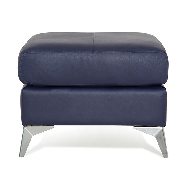 Palliser Vivy Leather Ottoman 77783-04-CLASSIC-INDIGO IMAGE 1