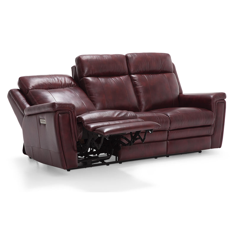 Palliser Asher Power Reclining Leather Sofa 41065-61-ALFRESCO-SEPIA IMAGE 2