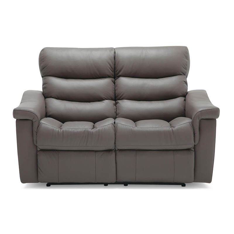 Palliser Zara Reclining Leather Loveseat 41133-53-VENICE-COAL IMAGE 3