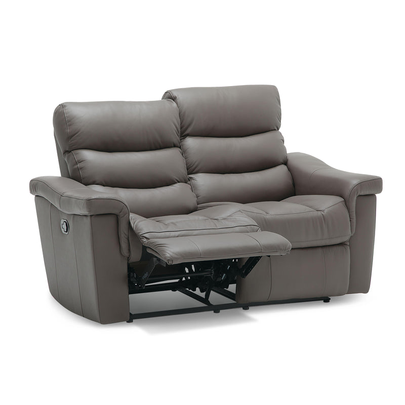 Palliser Zara Reclining Leather Loveseat 41133-53-VENICE-COAL IMAGE 4