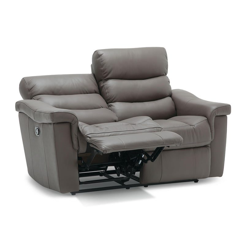 Palliser Zara Reclining Leather Loveseat 41133-53-VENICE-COAL IMAGE 5