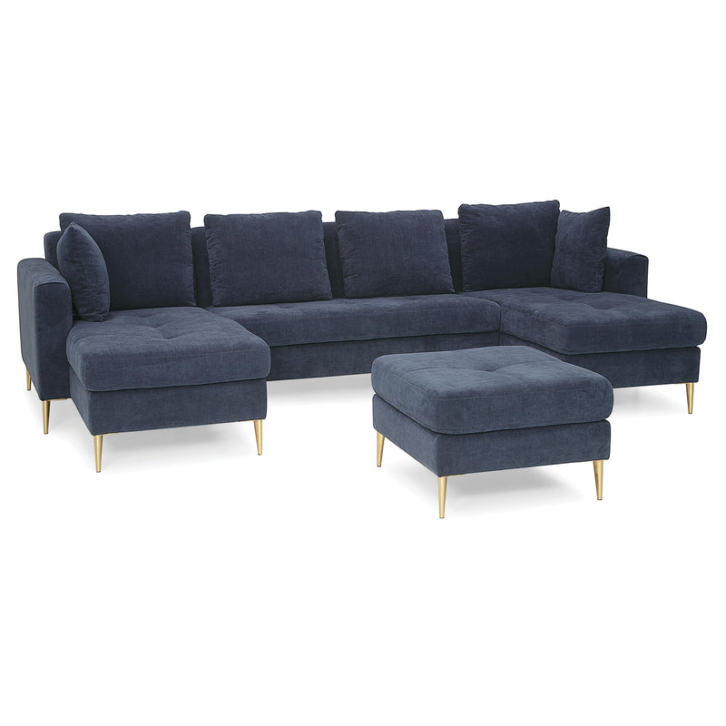 Palliser Sherbrook Fabric 3 pc Sectional 77407-14/77407-15/77407-16/77407-04-SOFIA-MIDNIGHT IMAGE 2