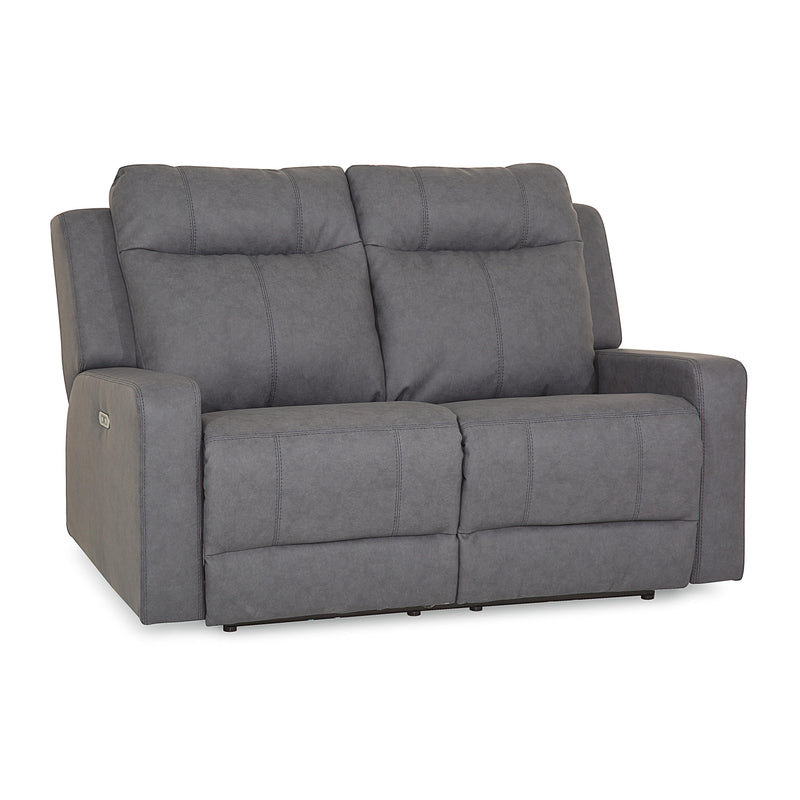 Palliser Redwood Power Reclining Polyurethane Loveseat 41057-63-DAX-CHARCOAL IMAGE 2