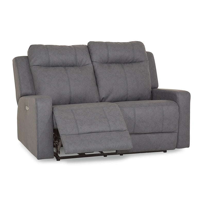 Palliser Redwood Power Reclining Polyurethane Loveseat 41057-63-DAX-CHARCOAL IMAGE 3