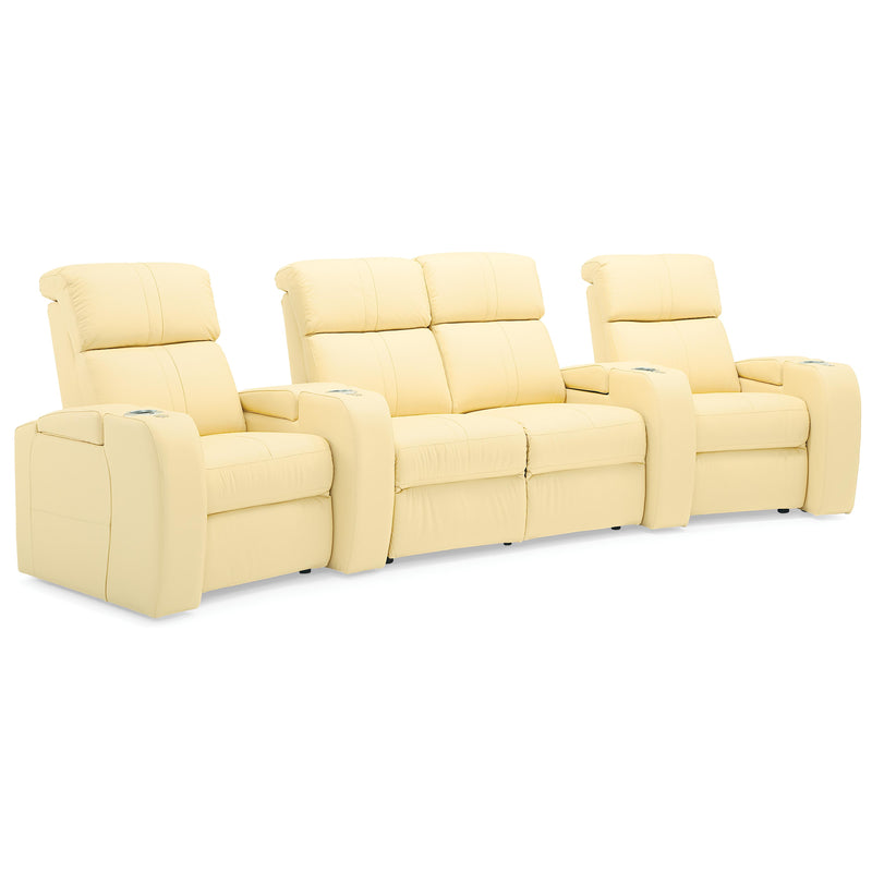 Palliser Flicks Power Reclining Leather 3 pc Sectional 41416-5E/41416-4E/41416-6E-TULSAII-LEMON IMAGE 2