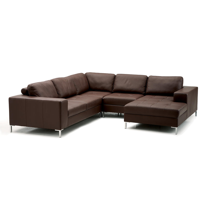 Palliser Genessa Leather Sectional 77278-07/77278-10/77278-11/77278-15-BROADWAY-TOFFEE IMAGE 1