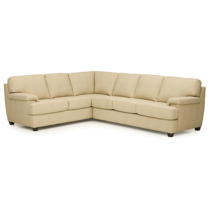 Palliser Morehouse Polyurethane 3 pc Sectional 77506-07/77506-10/77506-40-DAX-CREAM IMAGE 1