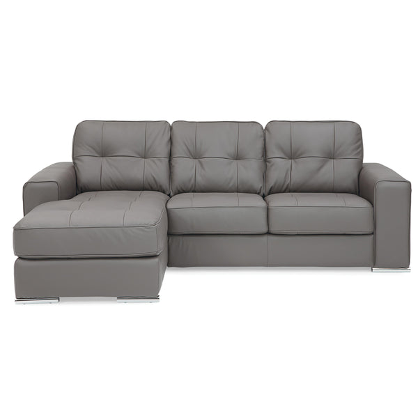 Palliser Pachuca Leather 2 pc Sectional 77615-08/77615-16-TULSAII-STORM IMAGE 1