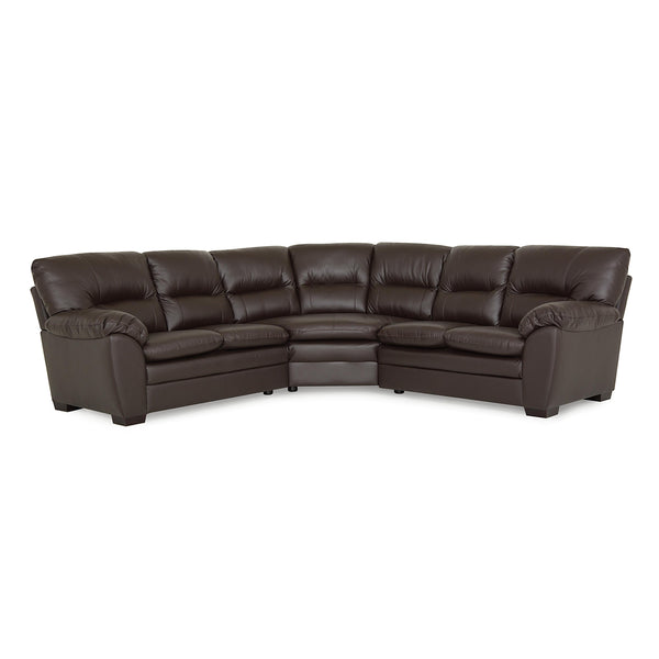 Palliser Amisk Leather 3 pc Sectional 77343-07/77343-09/77343-08-TULSAII-DARKBROWN IMAGE 1