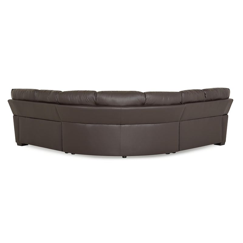 Palliser Amisk Leather 3 pc Sectional 77343-07/77343-09/77343-08-TULSAII-DARKBROWN IMAGE 2