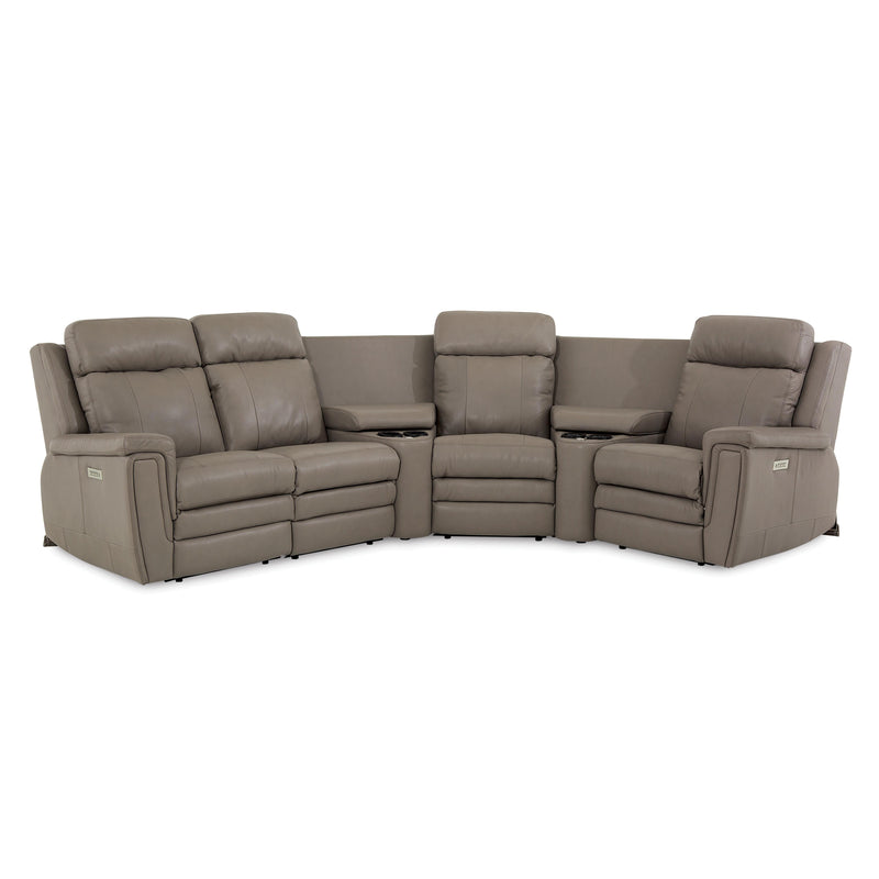 Palliser Asher Power Reclining Leather 6 pc Sectional Asher 41065 6 pc Power Reclining Sectional IMAGE 1