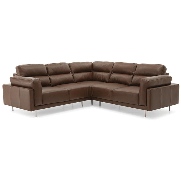 Palliser Poppy Leather 3 pc Sectional 77704-07/77704-11/77704-08-ALLEGRO-MAPLE IMAGE 1