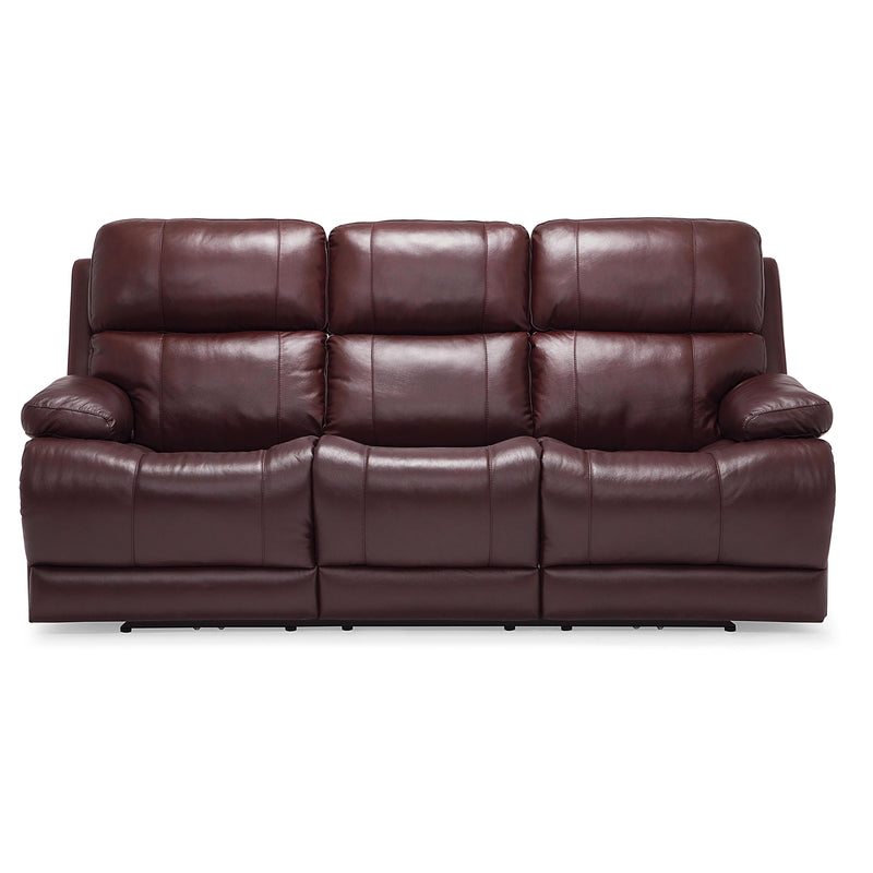 Palliser Kenaston Power Reclining Leather Sofa 41064-61-CLASSIC-BURGUNDY IMAGE 1