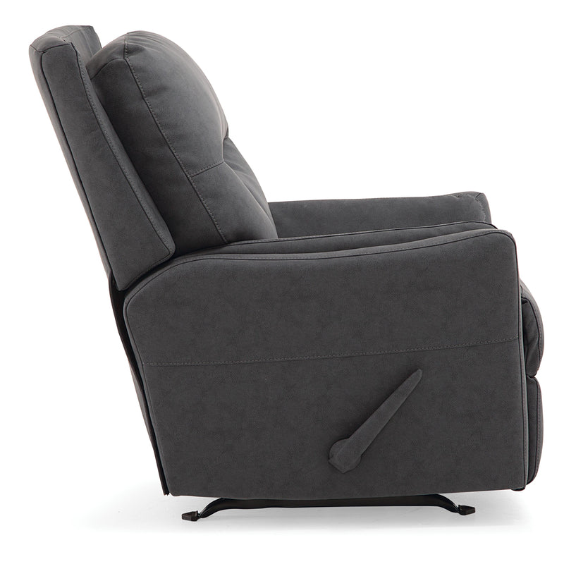 Palliser Coronado Swivel Rocker Polyurethane Recliner 43001-31-DAX-CHARCOAL IMAGE 5