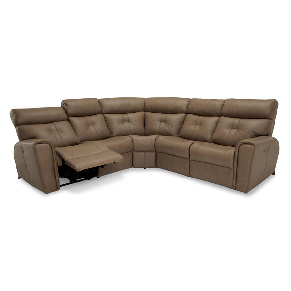 Palliser Acacia Power Reclining Leather 5 pc Sectional 41080-67/41080-6H/41080-09/41080-10/41080-66-SOLANA-NOMAD IMAGE 1