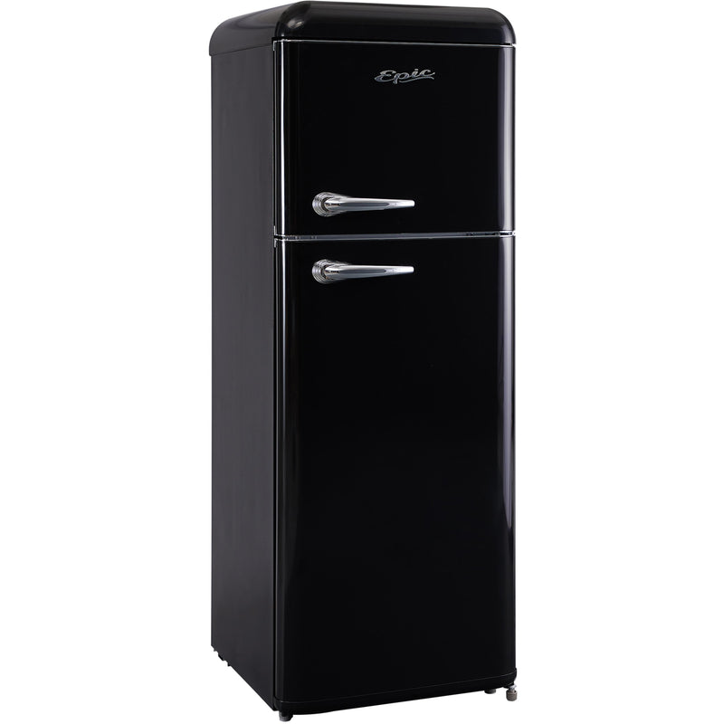 Epic 21.5-inch, 7.5 cu.ft. Freestanding Top Freezer Refrigerator ERR82BL-1 IMAGE 4