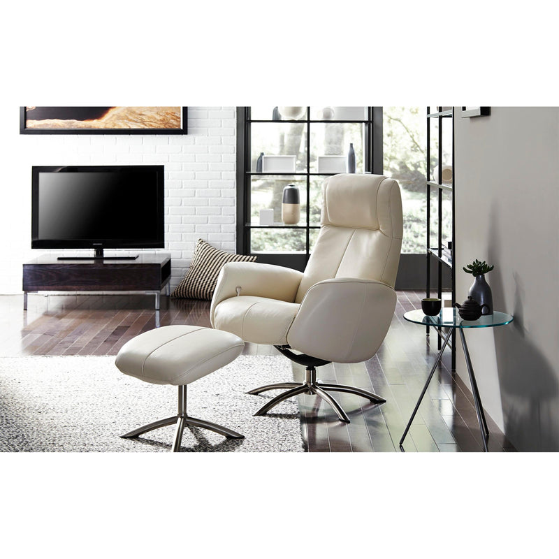 Palliser Q05 Swivel Leather Recliner 50005-02-ALLEGRO-CANVAS IMAGE 1