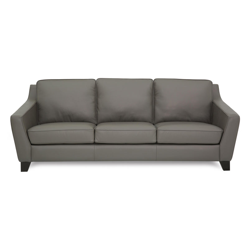 Palliser Helena Stationary Leather Sofa 77223-01-BRONCO-CARBON IMAGE 1