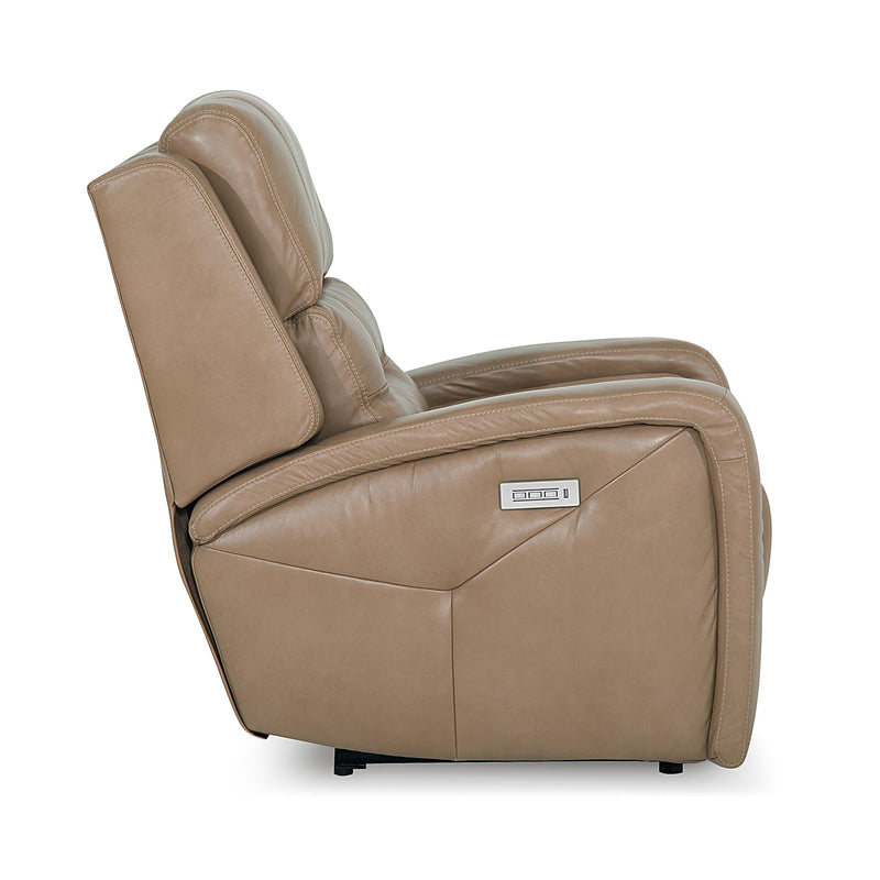 Palliser Washington Power Leather Recliner with Wall Recline 41067-L9-BRONCO-MALT IMAGE 3