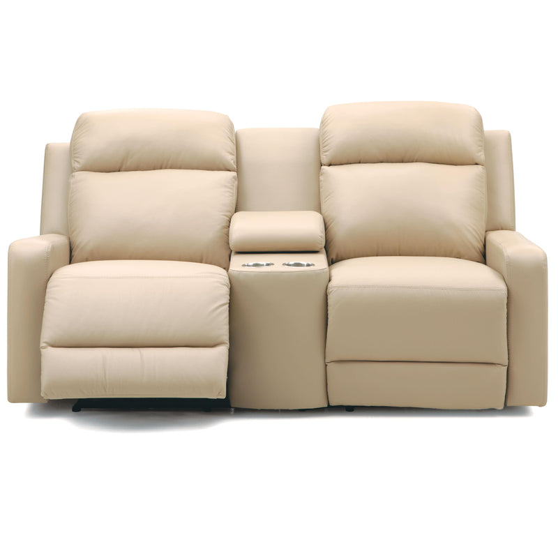 Palliser Forest Hill Power Reclining Leather Loveseat 41032-68-TULSAII-SAND IMAGE 1